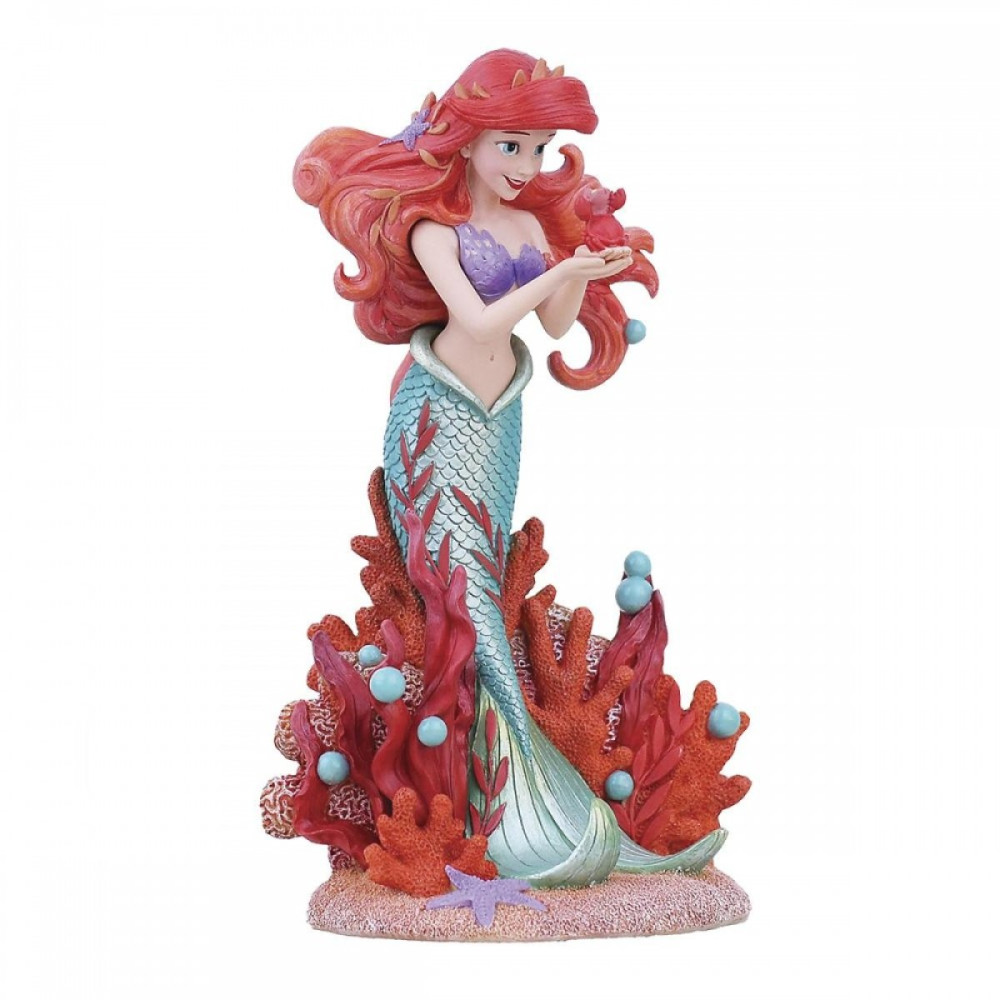 Figurines Ariel la petite sirène & Polochon, Disney