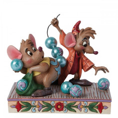 Enesco Disney - Cendrillon Jaq et Gus enfilent des perles - Tradition by Jim Shore
