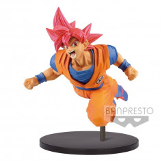 Banpresto Dragon Ball Z - Son Goku Super Saiyan God - Dokkan Battle Collab  - Figurine Collector EURL