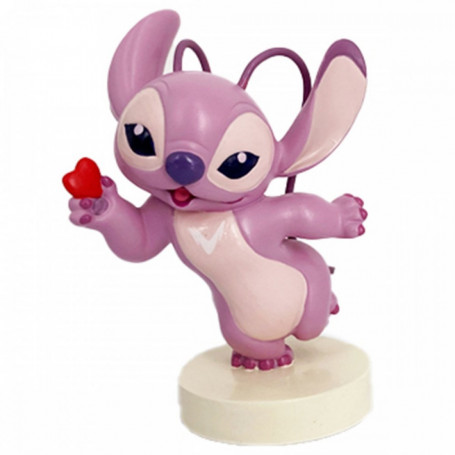 Enesco - Disney Lilo & Stitch - Angel et le coeur Figurine