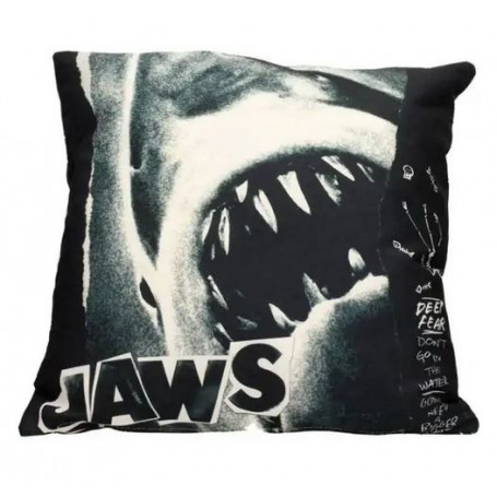SD Toys - Coussin oreiller JAWS - Les Dents de la Mer movie poster Noir et  Blanc - Figurine Collector EURL