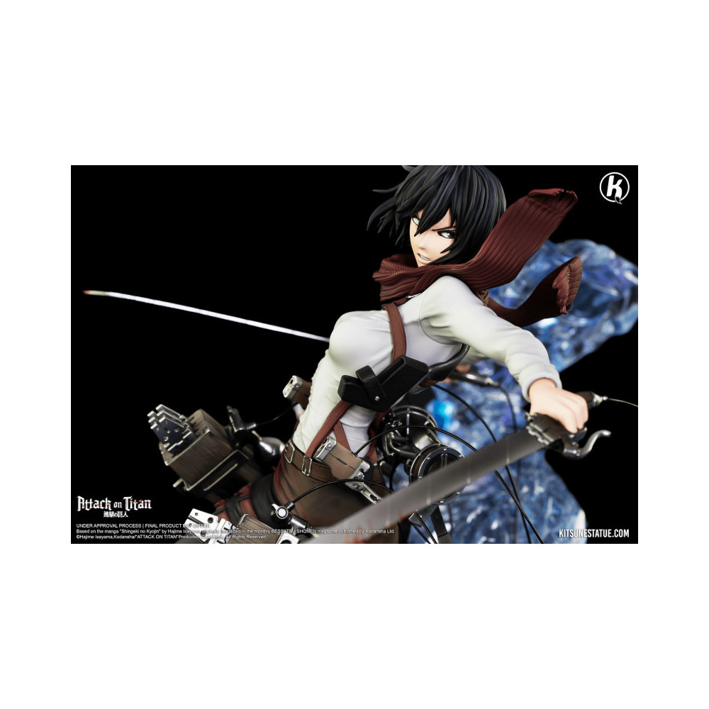 Kitsune - L'attaque des Titans - Mikasa Ackerman - Figurine Collector EURL