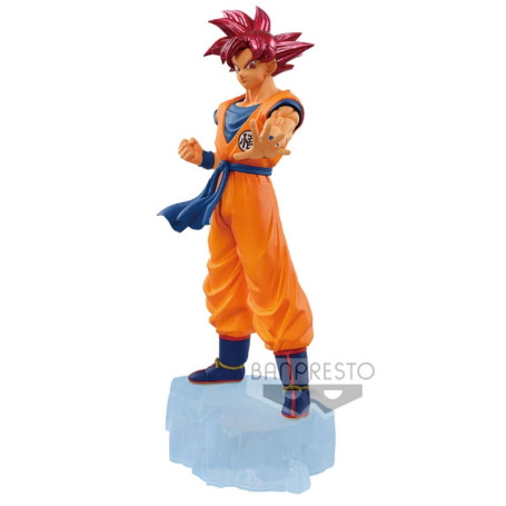Banpresto Dragon Ball Z - Son Goku Super Saiyan God - Dokkan Battle Collab  - Figurine Collector EURL