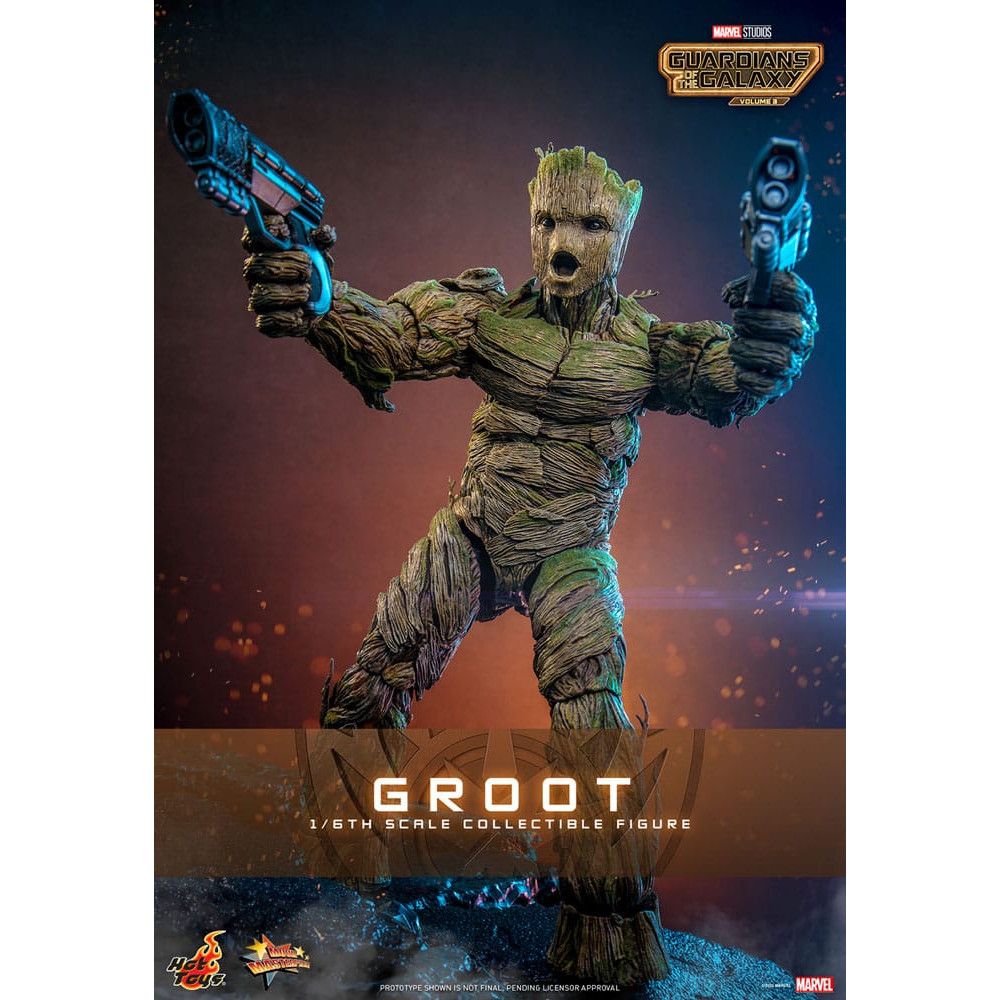 LES GARDIENS DE LA GALAXIE II figurine Groot Life-Size Masterpiece Hot Toys