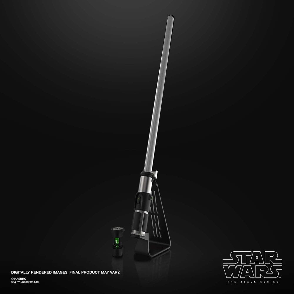 Hasbro - Sabre Laser Ahsoka Tano Force Fx Lightsaber - Black Serie Replica  Elite - Figurine Collector EURL