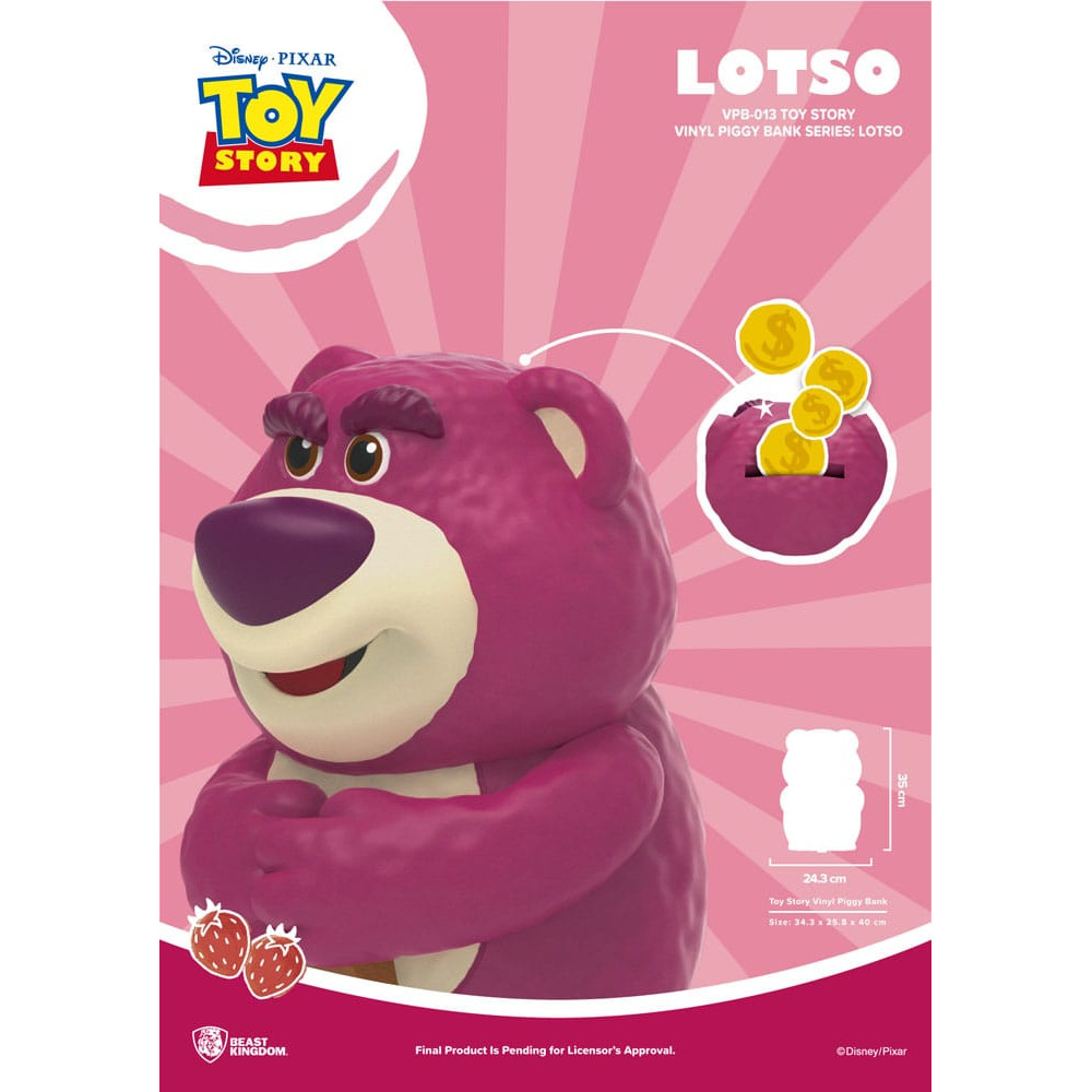 Peluche Ours Rose Lotso Toy Story 3 Disney Pixar