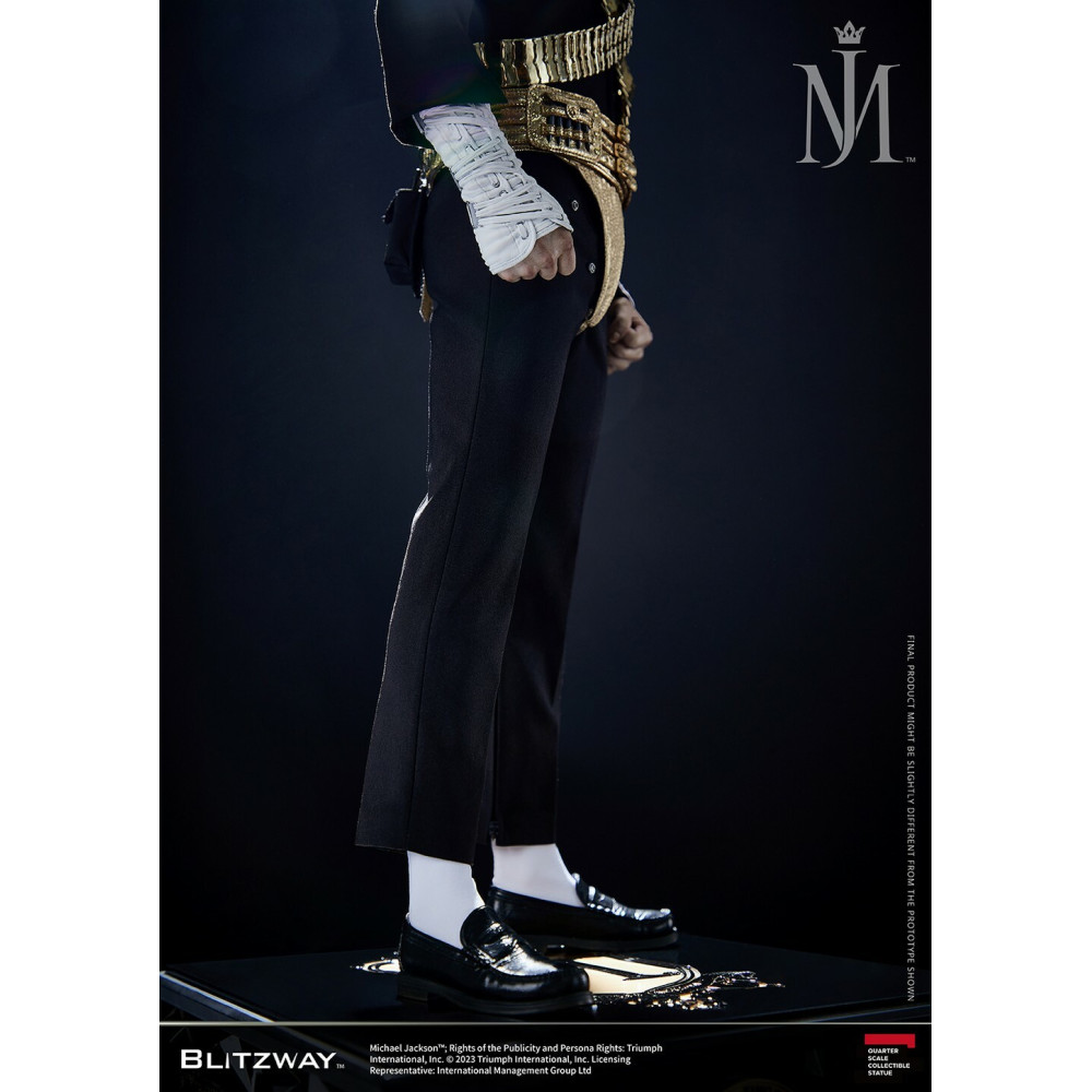 Blitzway - Michael Jackson: Michael Jackson (Black Label - Rooted Hair) 1:4  Scale Statue - Figurine Collector EURL