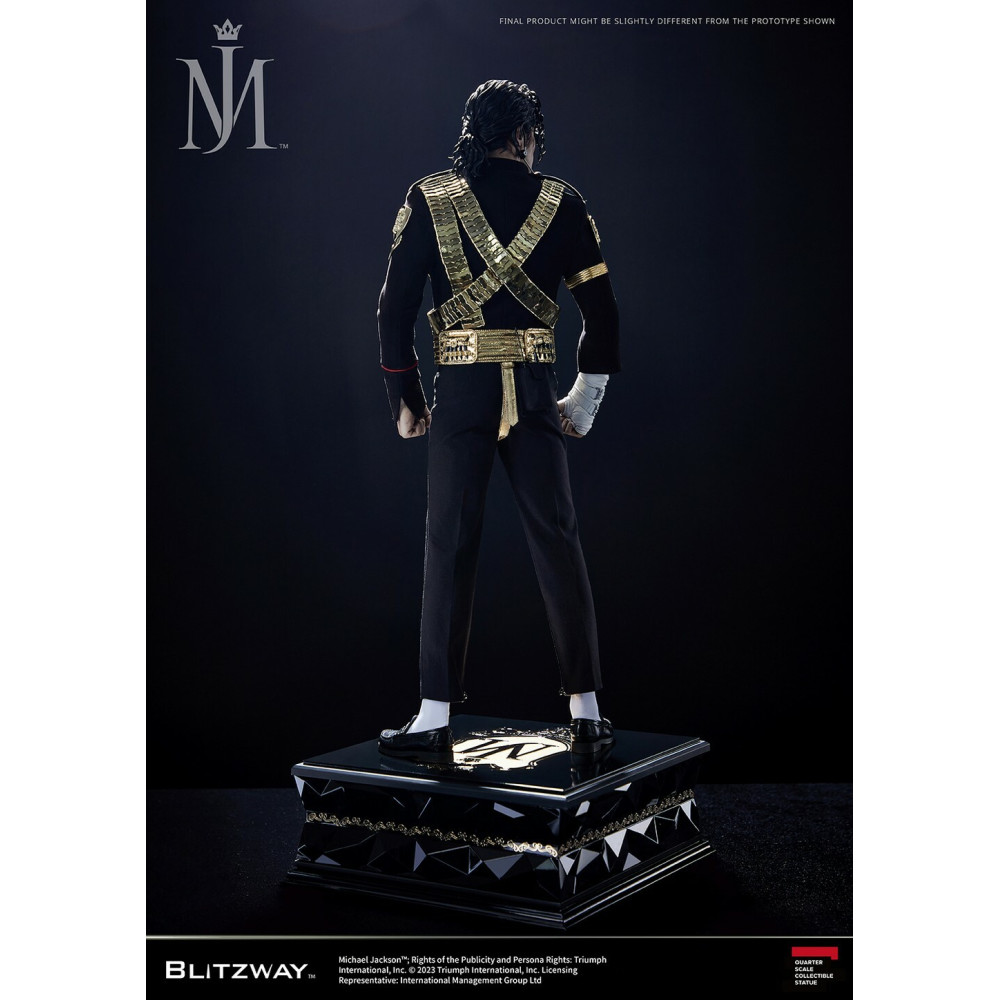 Blitzway - Michael Jackson: Michael Jackson (Black Label - Rooted Hair) 1:4  Scale Statue - Figurine Collector EURL